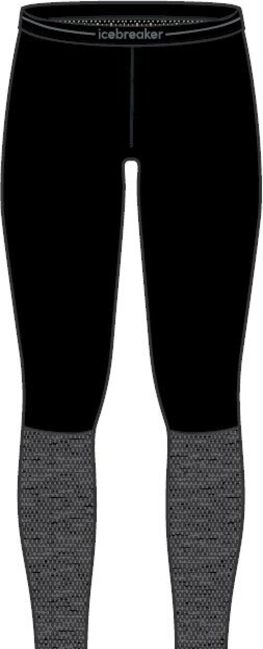 Narciarstwo Icebreaker Bielizna Termoaktywna | Legginsy Termiczne Icebreaker Zoneknit 260 Leggings Meskie