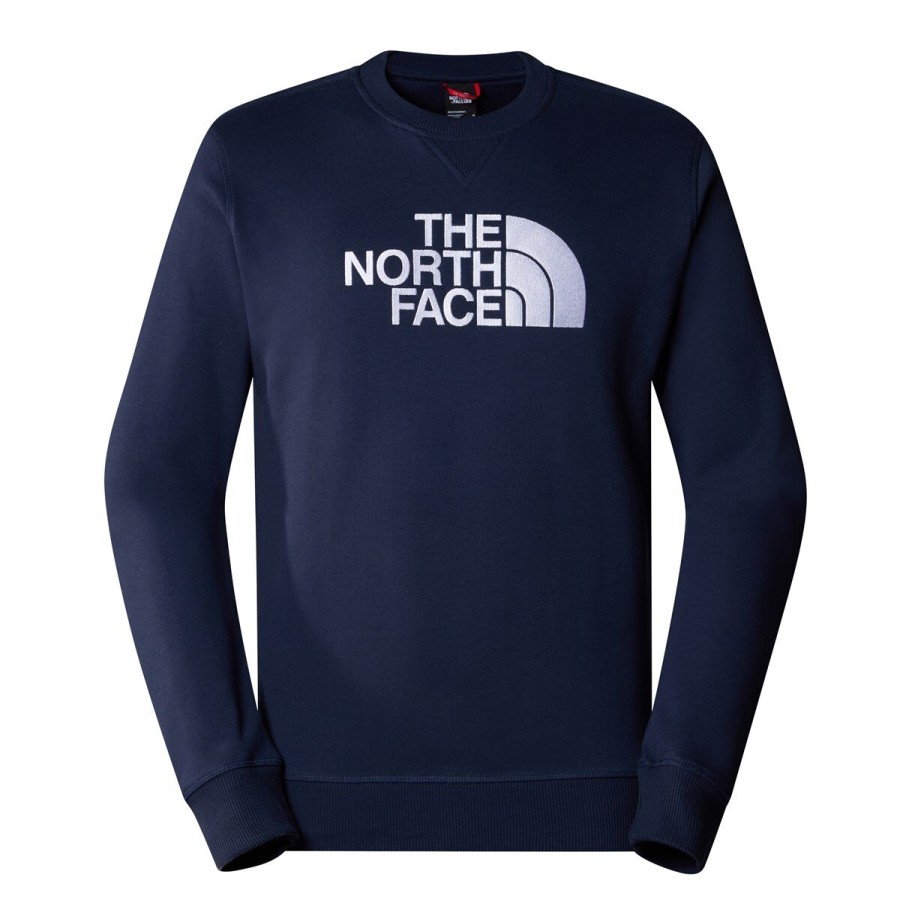 Turystyka The North Face Bluzy | Bluza Bez Kaptura The North Face M Drew Peak Crew Meska