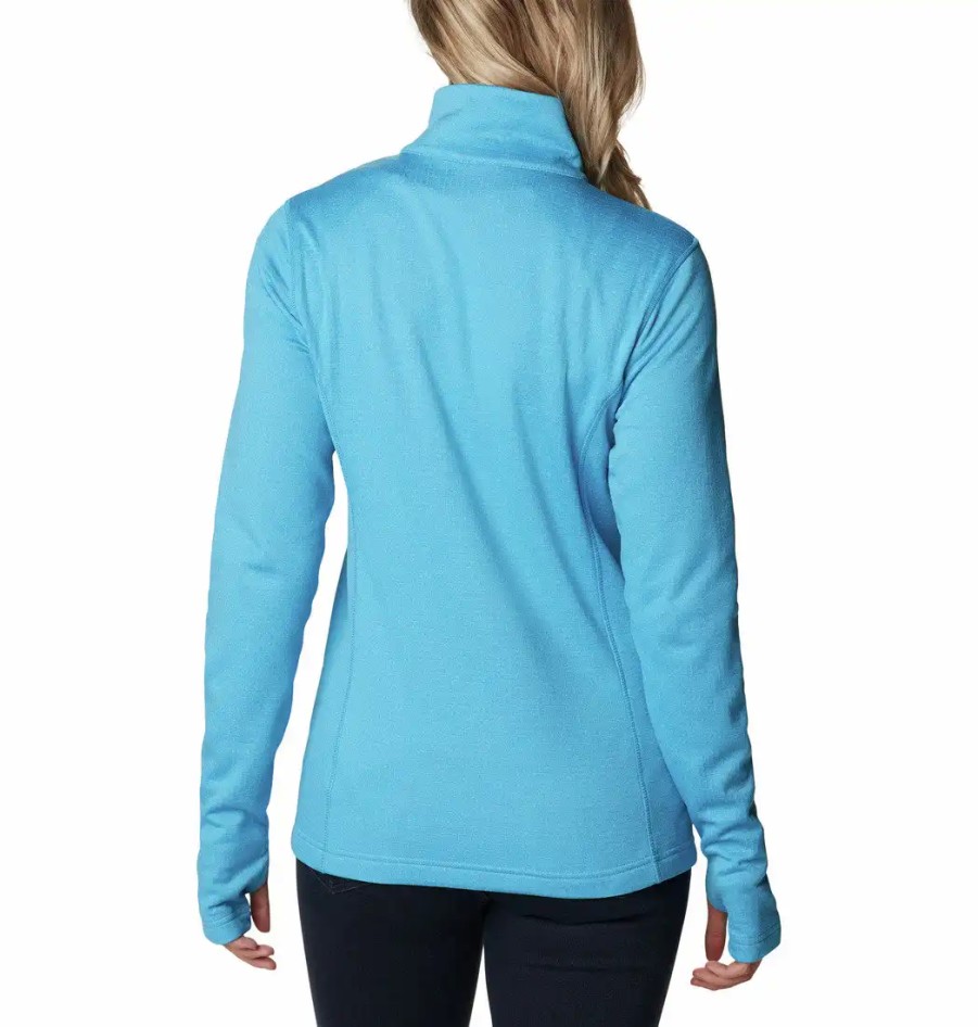 Turystyka Columbia Bluzy | Bluza Techniczna Sportowa Columbia Park View Grid Fleece Damska