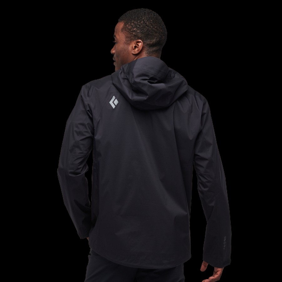 Turystyka Black Diamond Kurtki | Kurtka Przeciwdeszczowa Black Diamond Stormline Stretch Anorak Meska