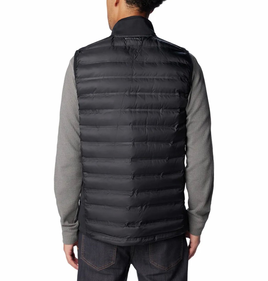 Turystyka Columbia Kamizelki | Bezrekawnik Puchowy Columbia Out-Shield Hybrid Vest Meski