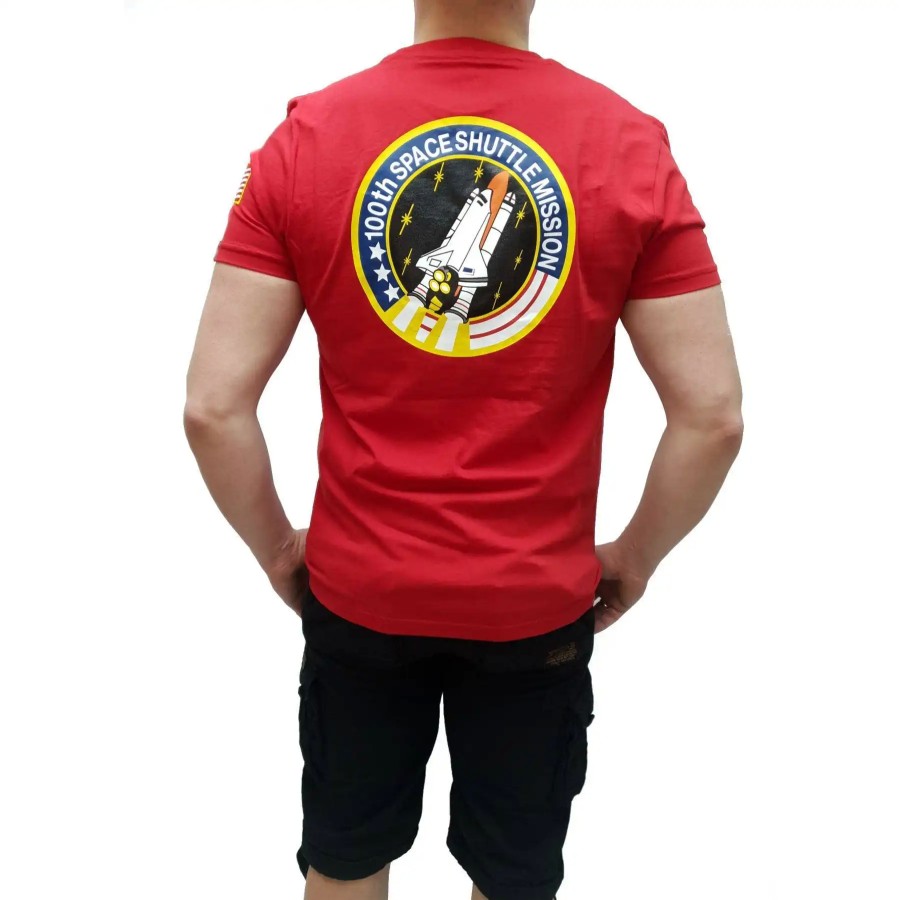 Mezczyzna Alpha Industries T-Shirty Meskie | Koszulka Nasa Alpha Industries Space Shuttle 176507-328