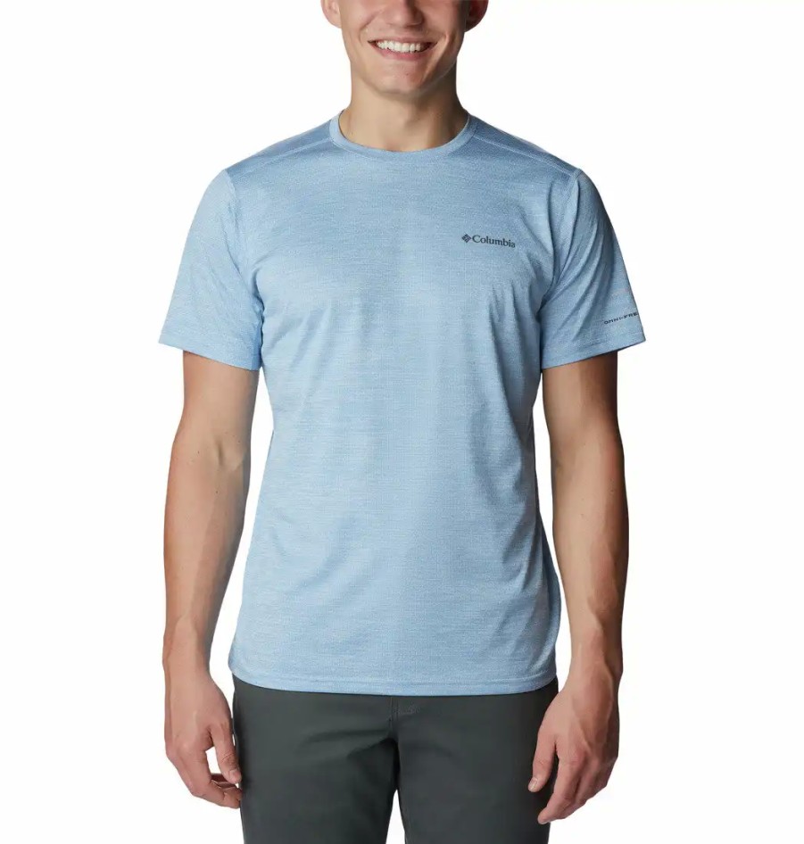 Turystyka Columbia Koszulki | Koszulka Meska Columbia Alpine Chill Zero Short Sleeve Crew