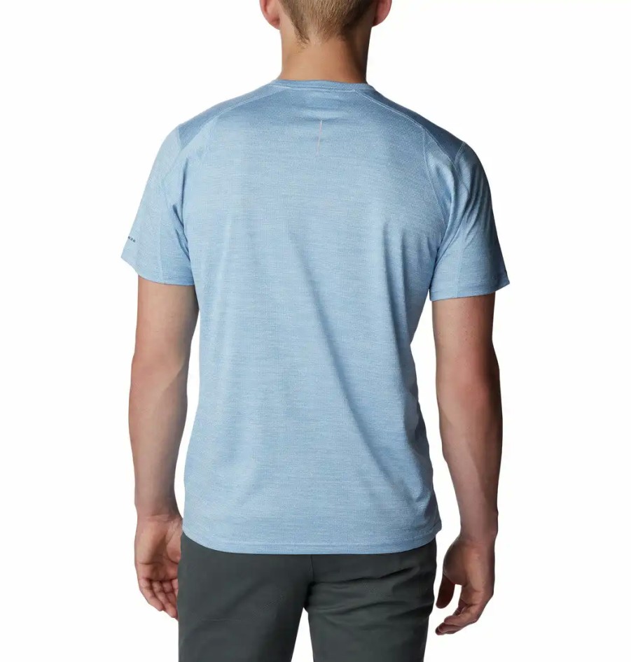 Turystyka Columbia Koszulki | Koszulka Meska Columbia Alpine Chill Zero Short Sleeve Crew