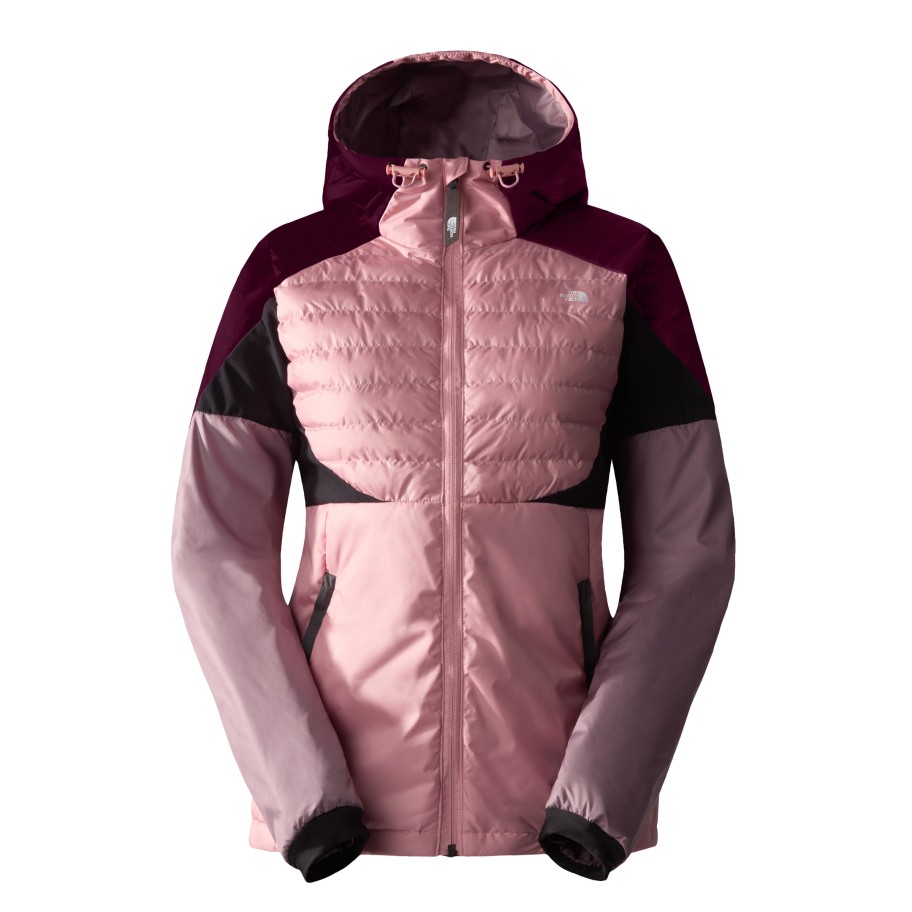 Turystyka The North Face Bluzy | Bluza Z Kapturem The North Face Middle Cloud Insulated Damska