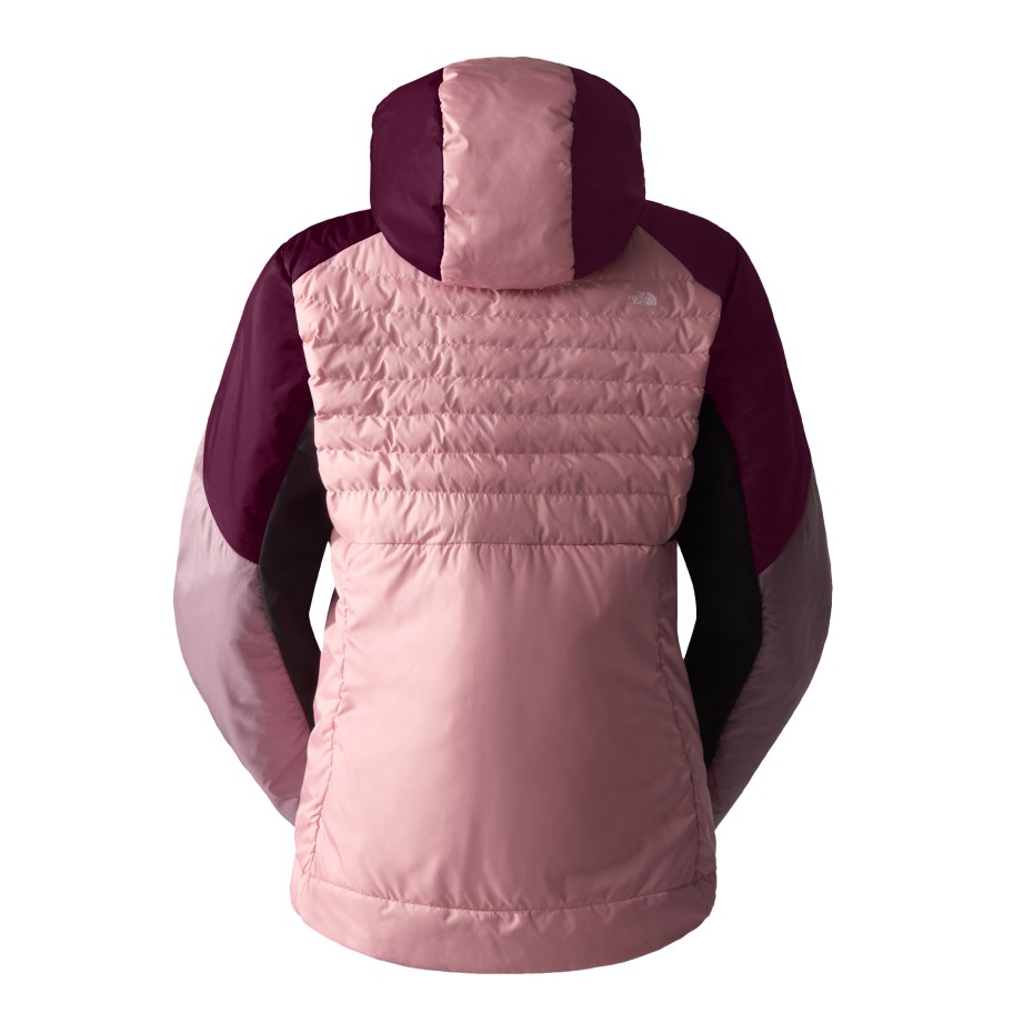 Turystyka The North Face Bluzy | Bluza Z Kapturem The North Face Middle Cloud Insulated Damska