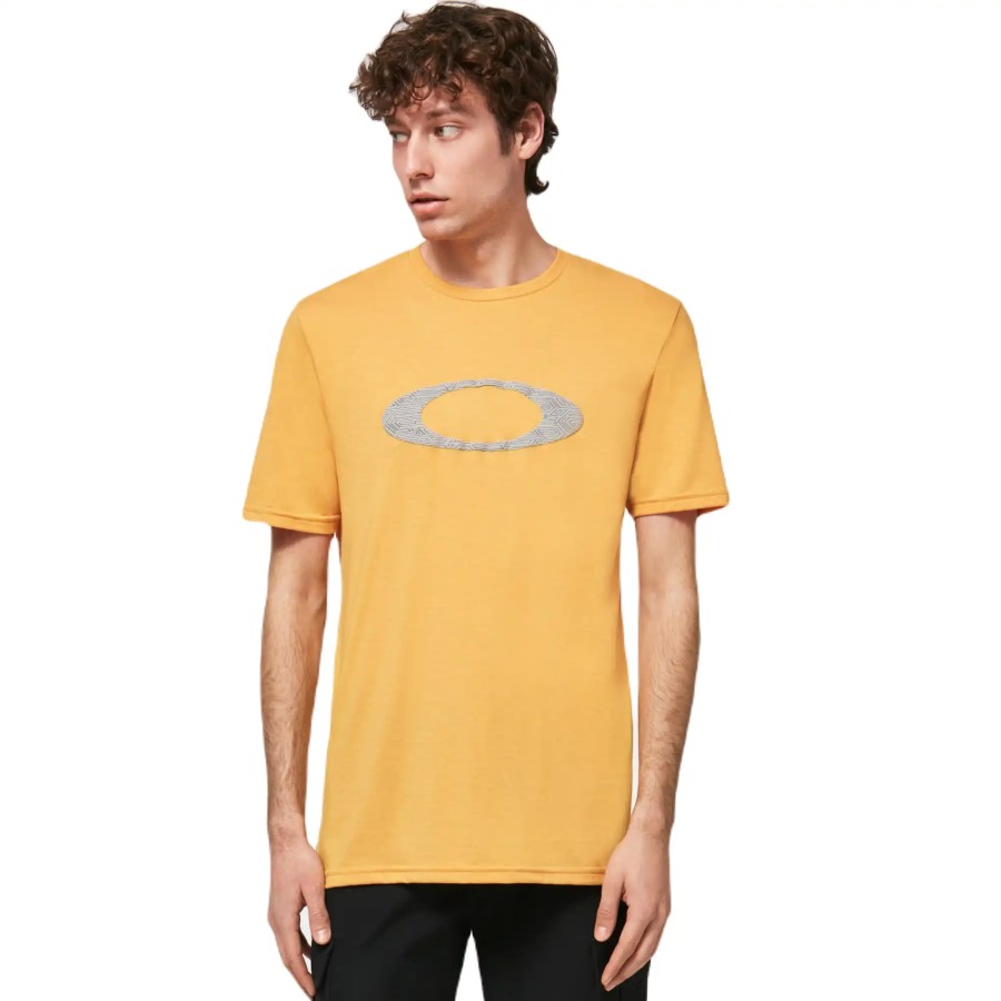 Mezczyzna Oakley T-Shirty Meskie | Koszulka Meski Oakley Embossed Ellipse T-Shirt