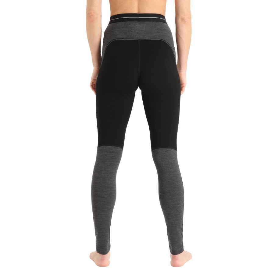 Narciarstwo Icebreaker Bielizna Termoaktywna | Legginsy Damskie Icebreaker Zoneknit 200 Leggings