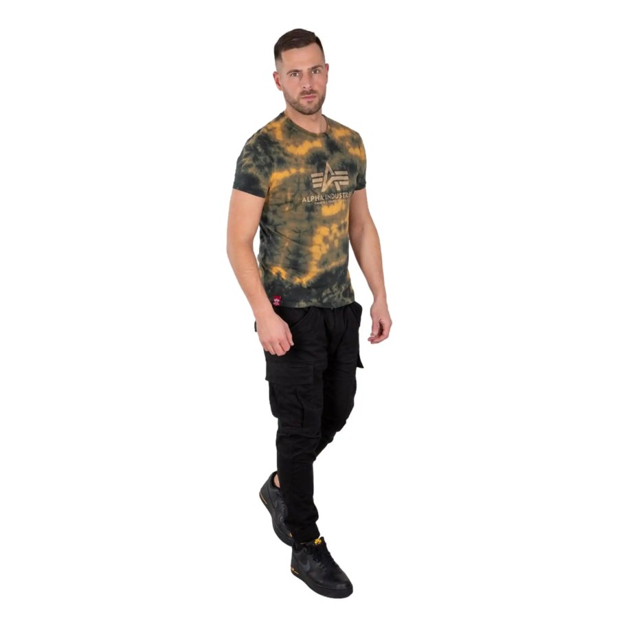 Mezczyzna Alpha Industries T-Shirty Meskie | Koszulka Alpha Industries Basic Batik 116517-20