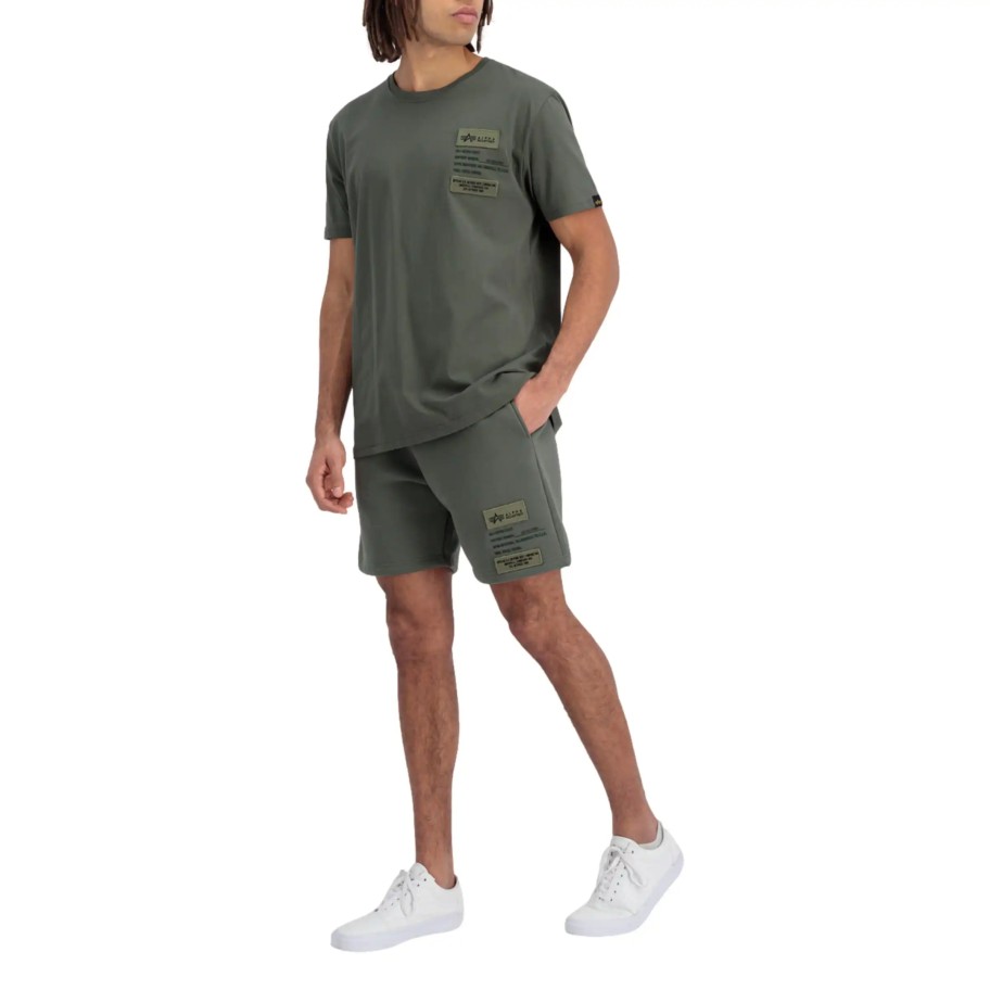 Mezczyzna Alpha Industries Krotkie Spodenki Meskie | Krotkie Spodenki Alpha Industries Patch Short Lf Meskie