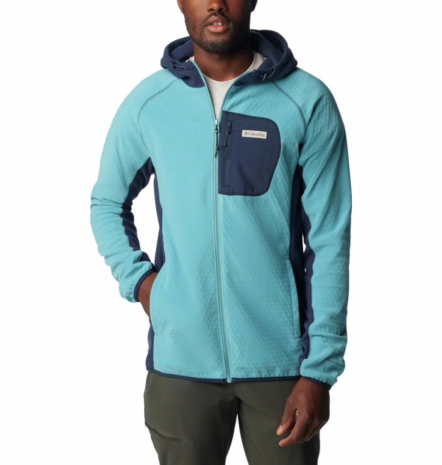 Narciarstwo Columbia Polary | Bluza Rozpinana Columbia Outdoor Tracks Hooded Full Zip Meska