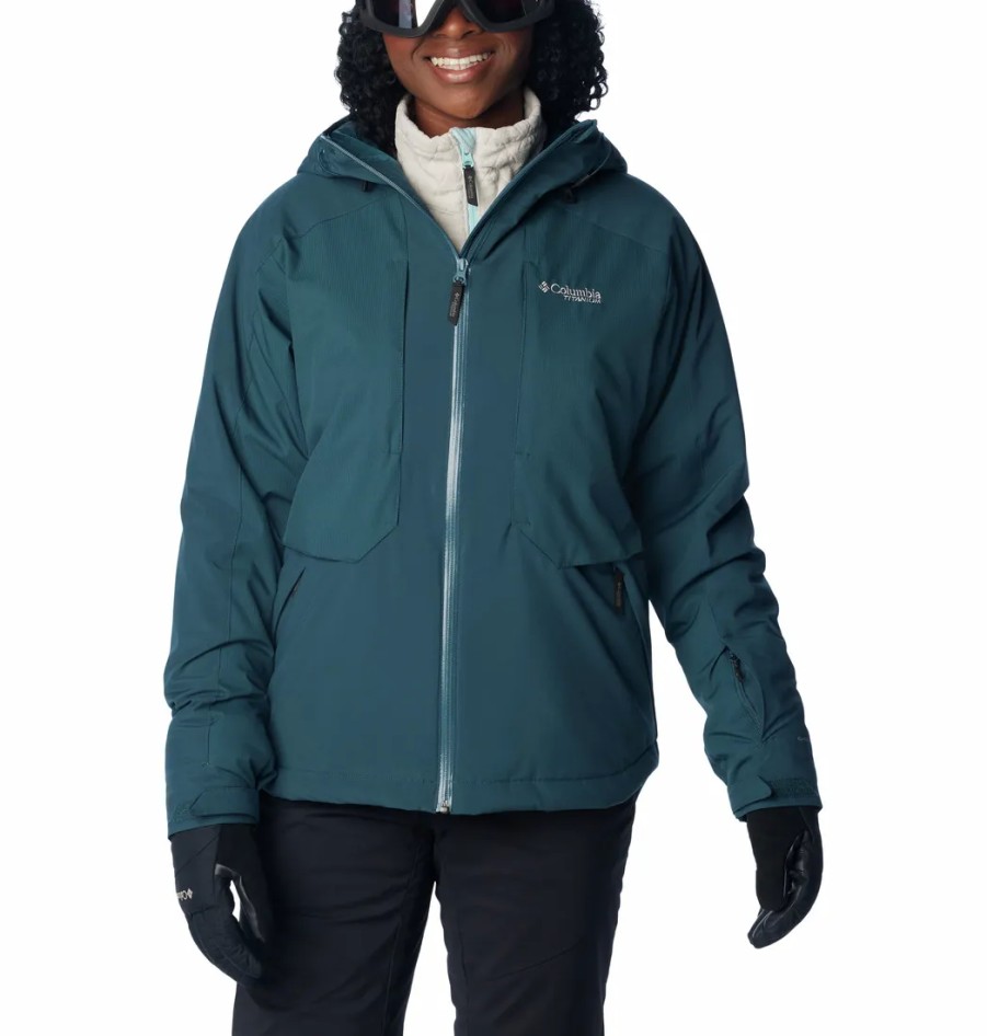 Narciarstwo Columbia Kurtki Narciarskie | Kurtka Zimowa Columbia Highland Summit Jacket Damska Narciarska