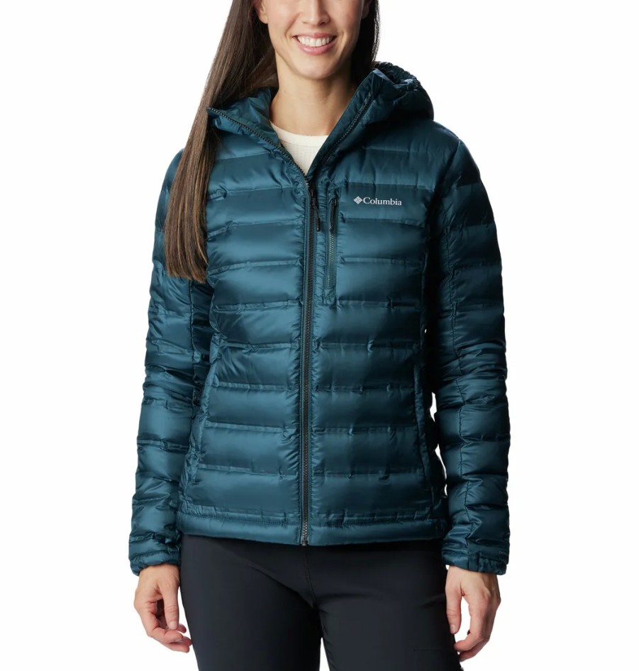 Turystyka Columbia Kurtki | Kurtka Puchowa Columbia Pebble Peak Down Hooded Jacket Damska