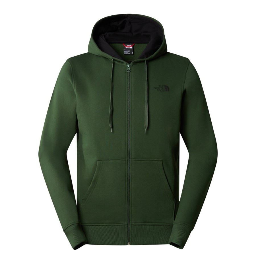 Turystyka The North Face Bluzy | Bluza Rozpianan The North Face Open Gate Fullzip Hoodie Meska