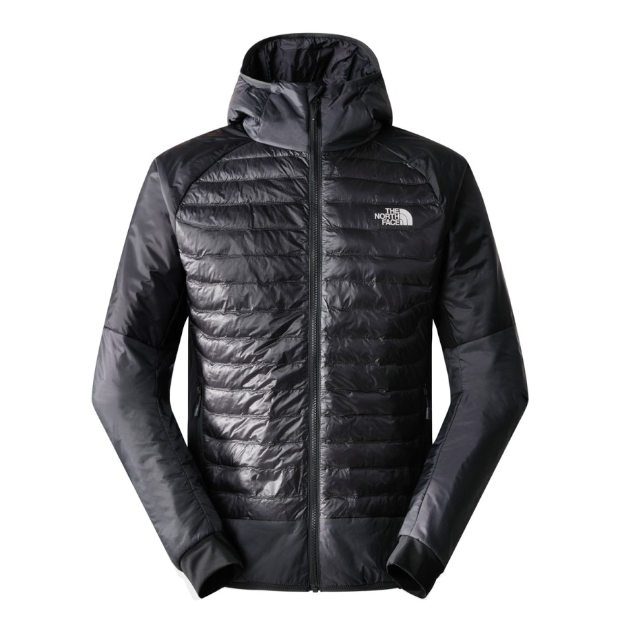 Turystyka The North Face Bluzy | Bluza Z Kapturem The North Face Macugnaga Hybrid Insulation Meska