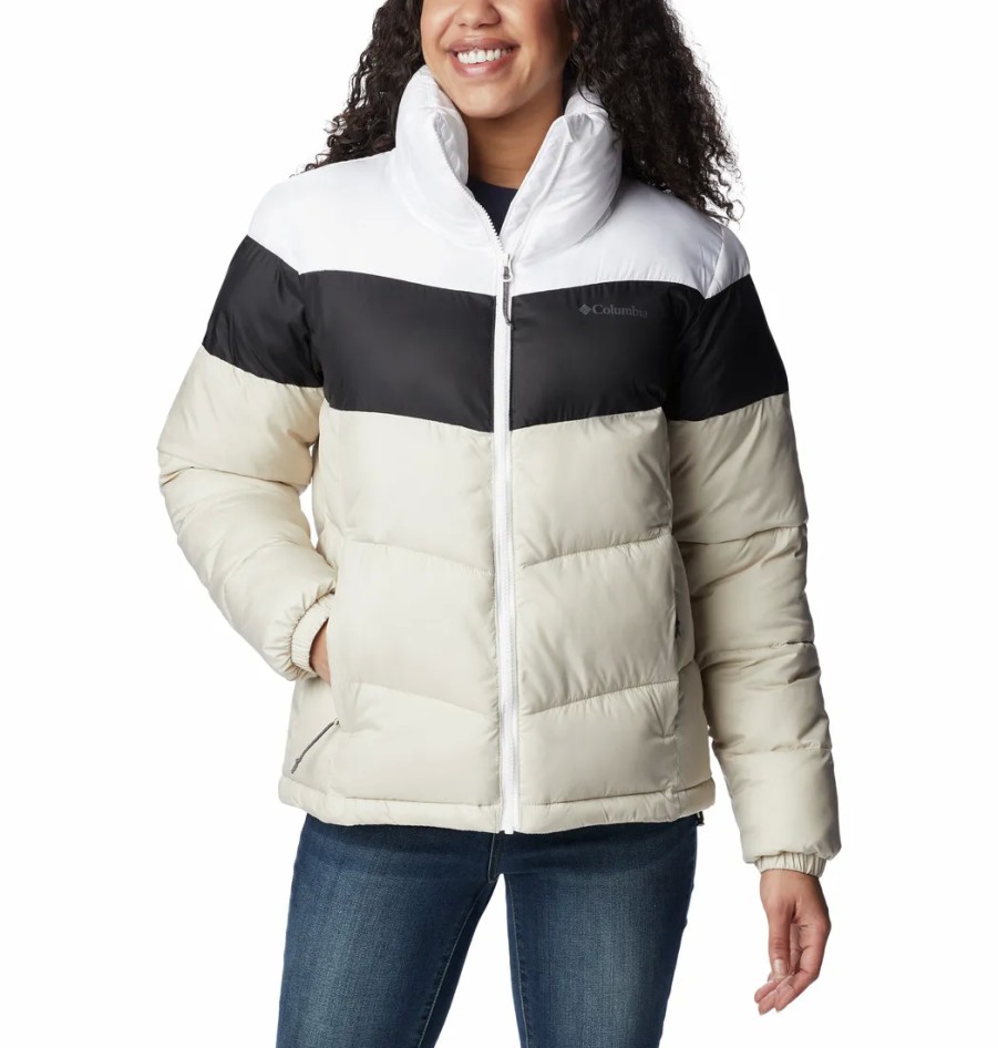 Turystyka Columbia Kurtki | Kurtka Puchowa Columbia Puffect Color Blocked Jacket Damska