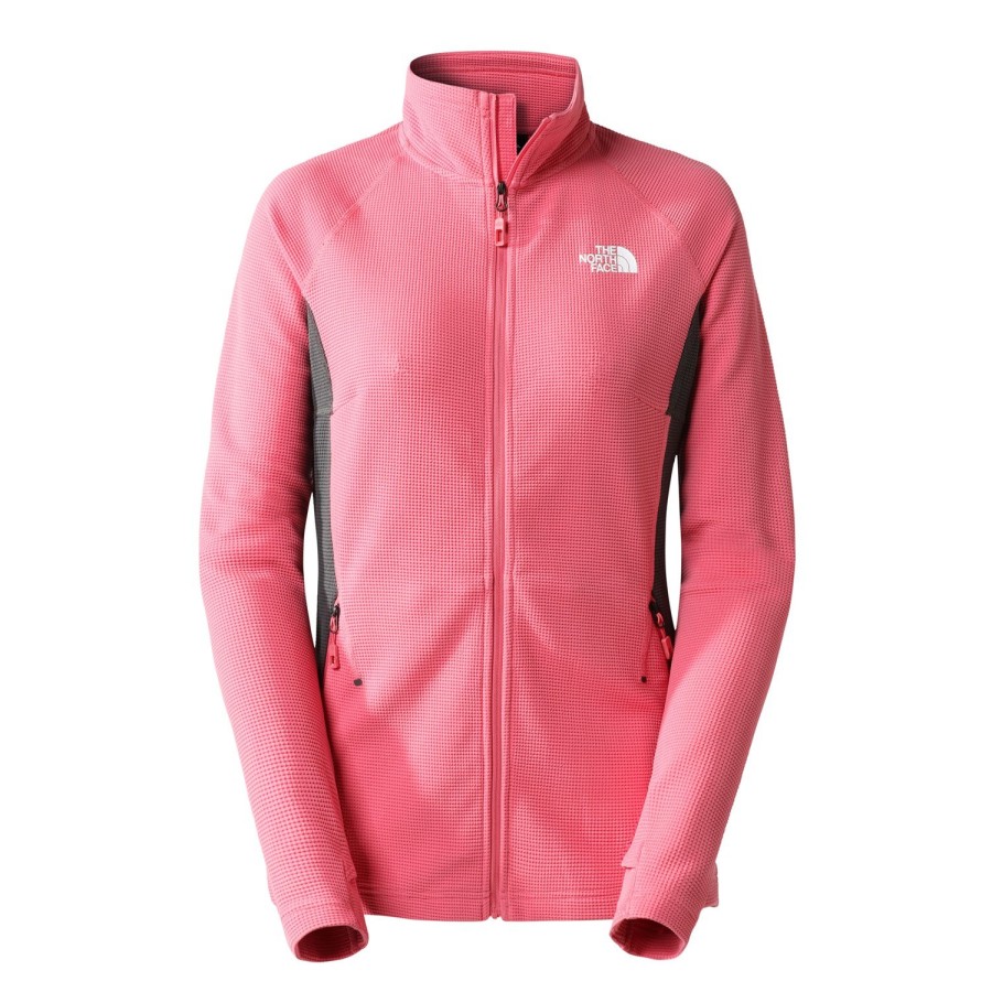 Turystyka The North Face Bluzy | Bluza Bez Kaptura The North Face Ao Fz Midlayer Damska