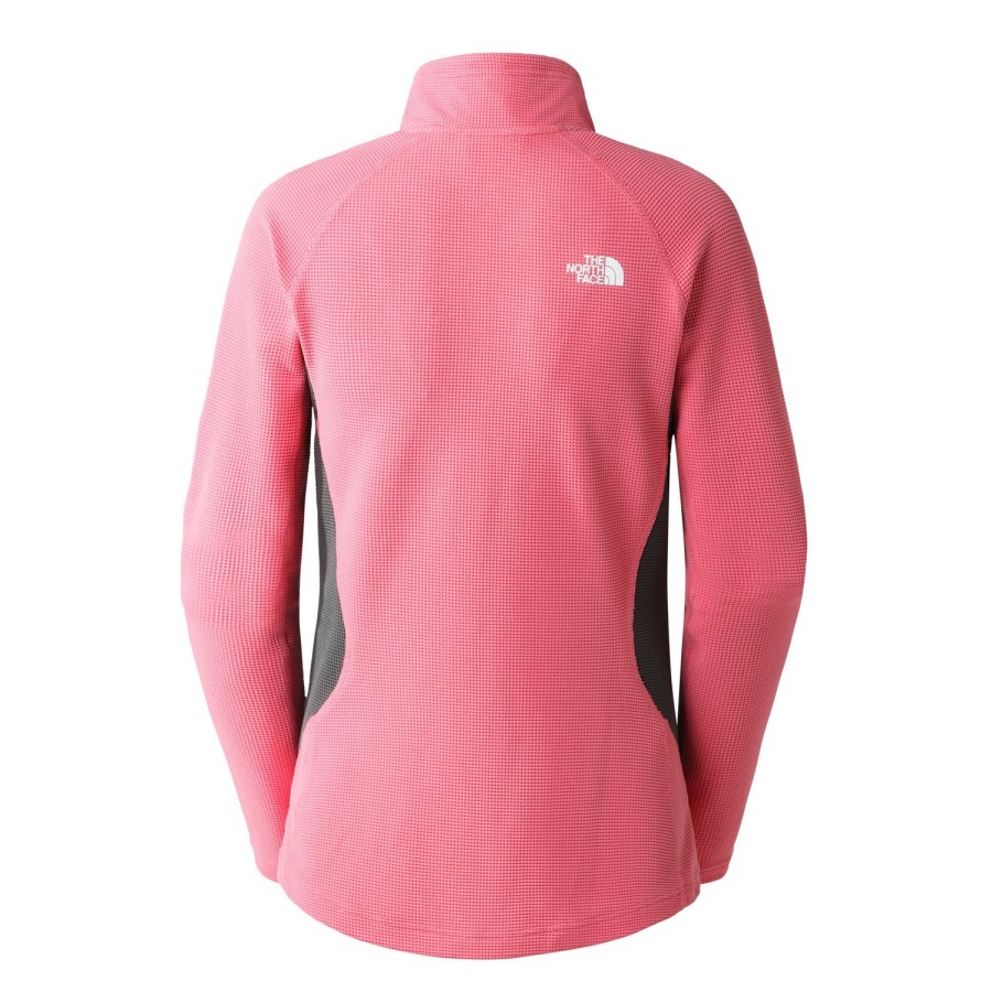 Turystyka The North Face Bluzy | Bluza Bez Kaptura The North Face Ao Fz Midlayer Damska