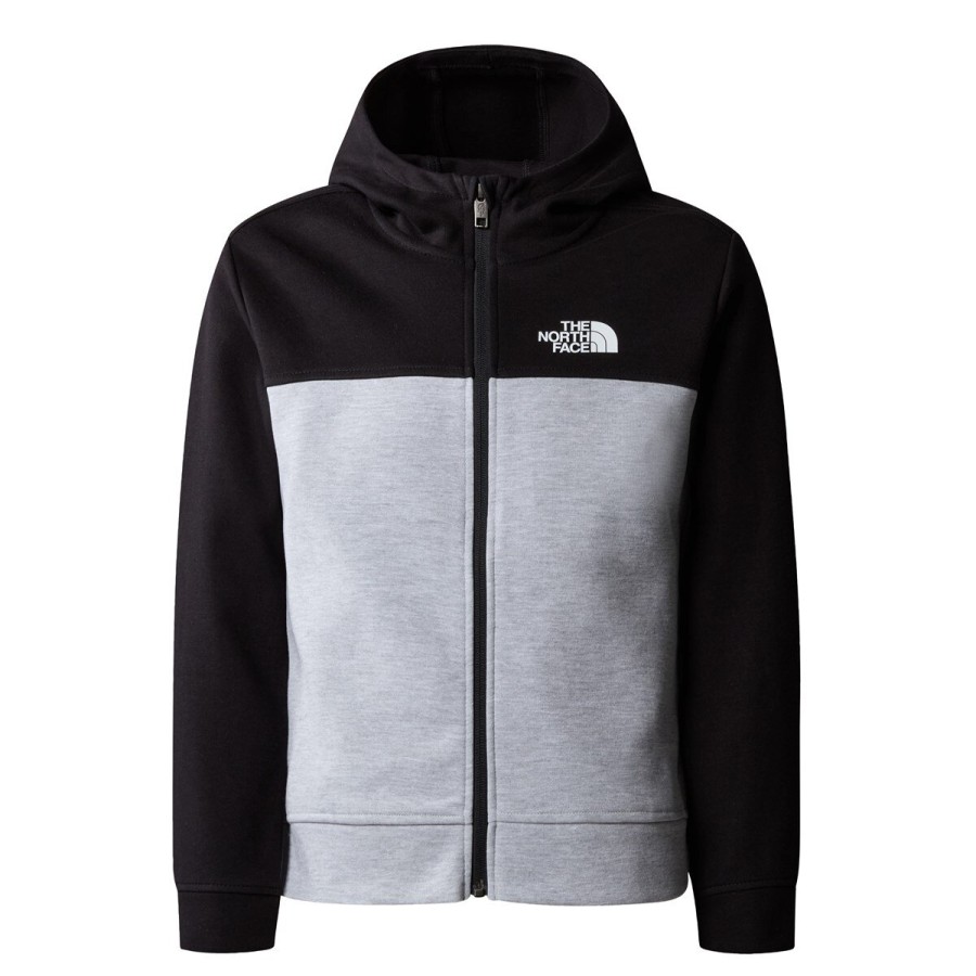 Dziecko The North Face Bluzy Dla Dzieci | Bluza Z Kapturem The North Face Tnf Tech F/Z Hoodie Dziecieca