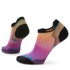 Turystyka Smartwool Skarpety | Skarpety Biegowe Smartwool Run Zero Cushion Ombre Print Low Ankle Socks Damskie