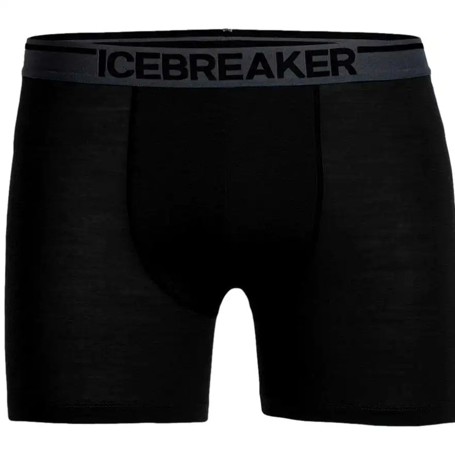 Mezczyzna Icebreaker Bielizna Meska | Bokserki Meskie Icebreaker Anatomica Boxers Bielizna