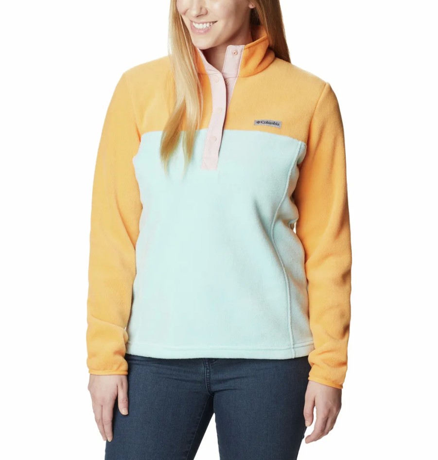 Narciarstwo Columbia Polary | Polar Damski Columbia Benton Springs 1/2 Snap Pullover