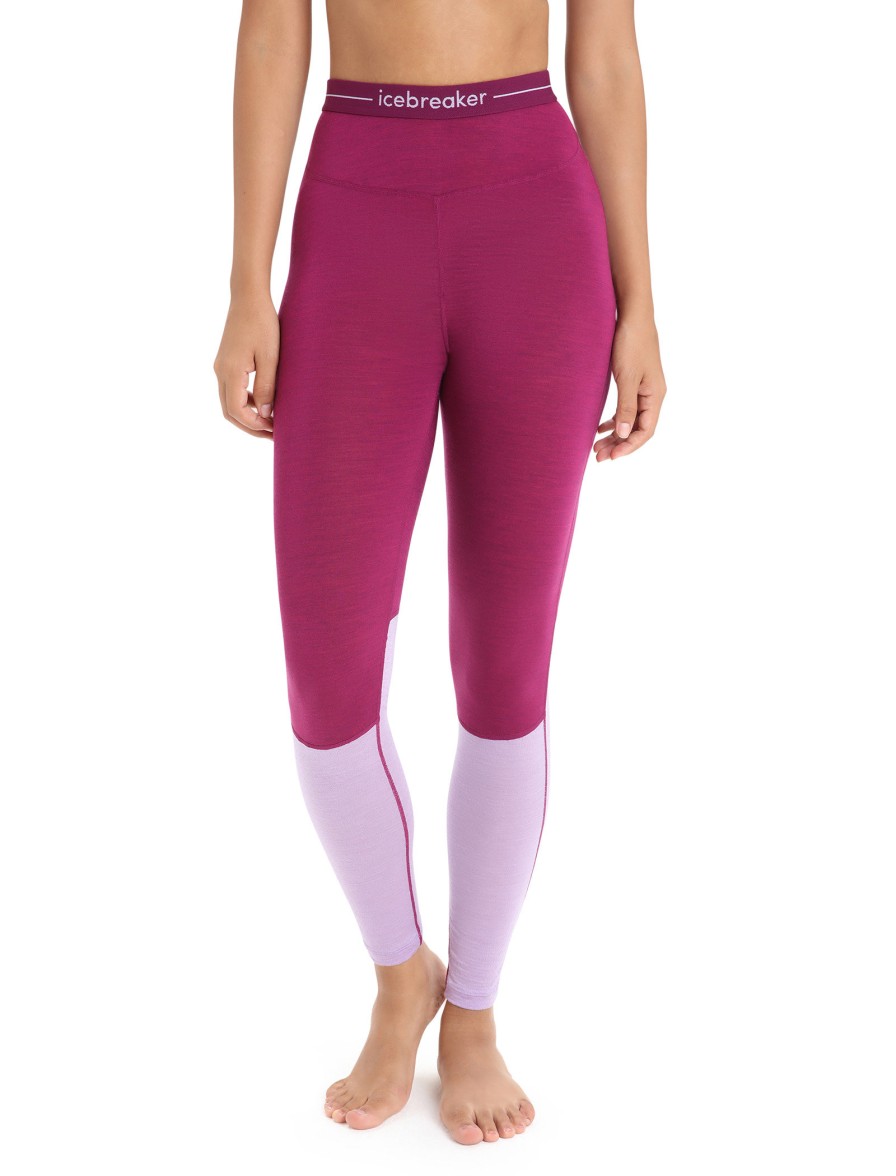 Narciarstwo Icebreaker Bielizna Termoaktywna | Legginsy Damskie Icebreaker Cool-Lite 125 Zoneknit Leggings