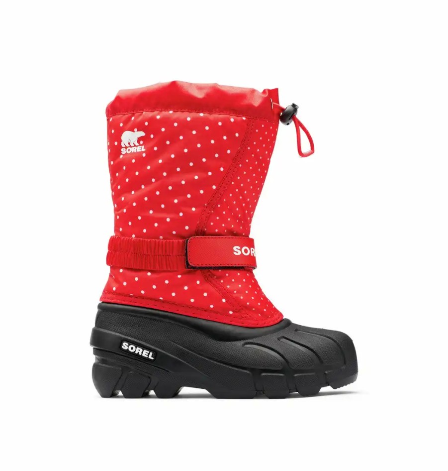 Buty Sorel Buty Zimowe | Sniegowce Ocieplane Sorel Youth Flurry Print Girls Dzieciece