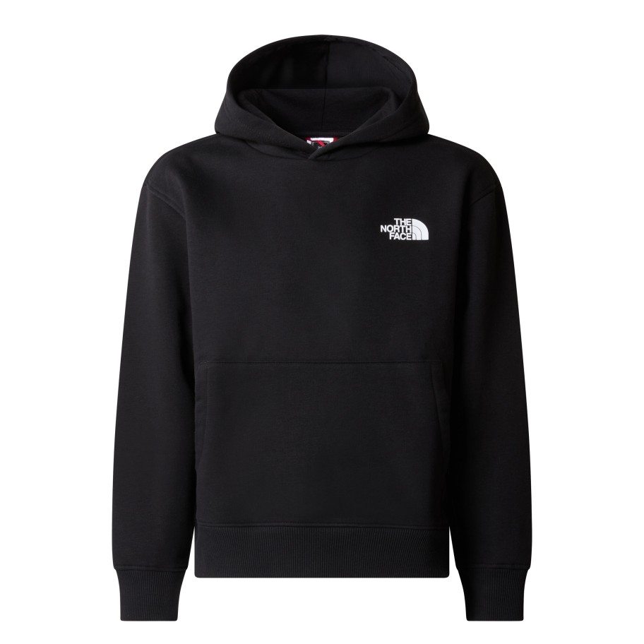 Dziecko The North Face Bluzy Dla Dzieci | Bluza Z Kapturem The North Face Mountain Line Hoodie Dziecieca