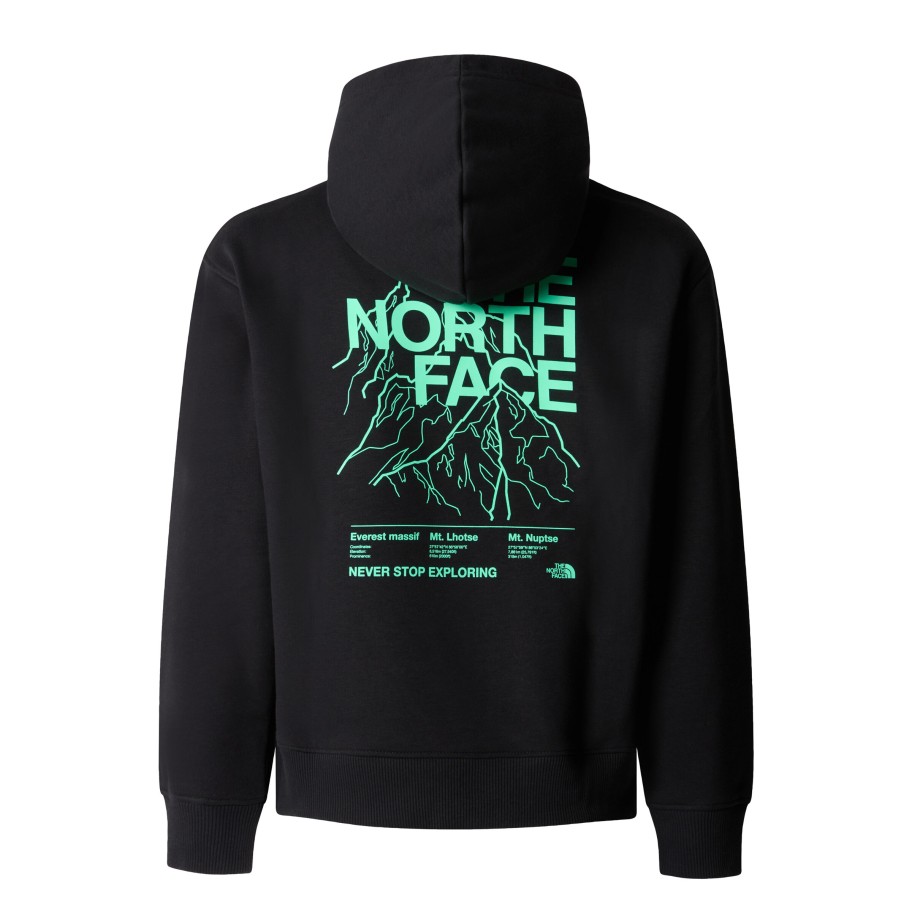 Dziecko The North Face Bluzy Dla Dzieci | Bluza Z Kapturem The North Face Mountain Line Hoodie Dziecieca