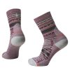 Turystyka Smartwool Skarpety | Skarpety Trekkingowe Smartwool Hike Light Cushion Stitch Stripe Mid Crew Socks Damskie