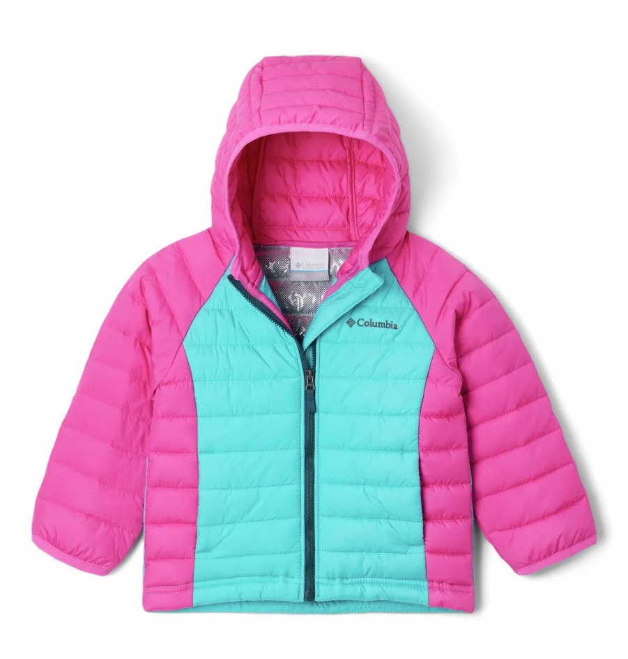 Dziecko Columbia Kurtki Dla Dzieci | Kurtka Puchowa Columbia Powder Lite Boys Hooded Jacket Dziecieca