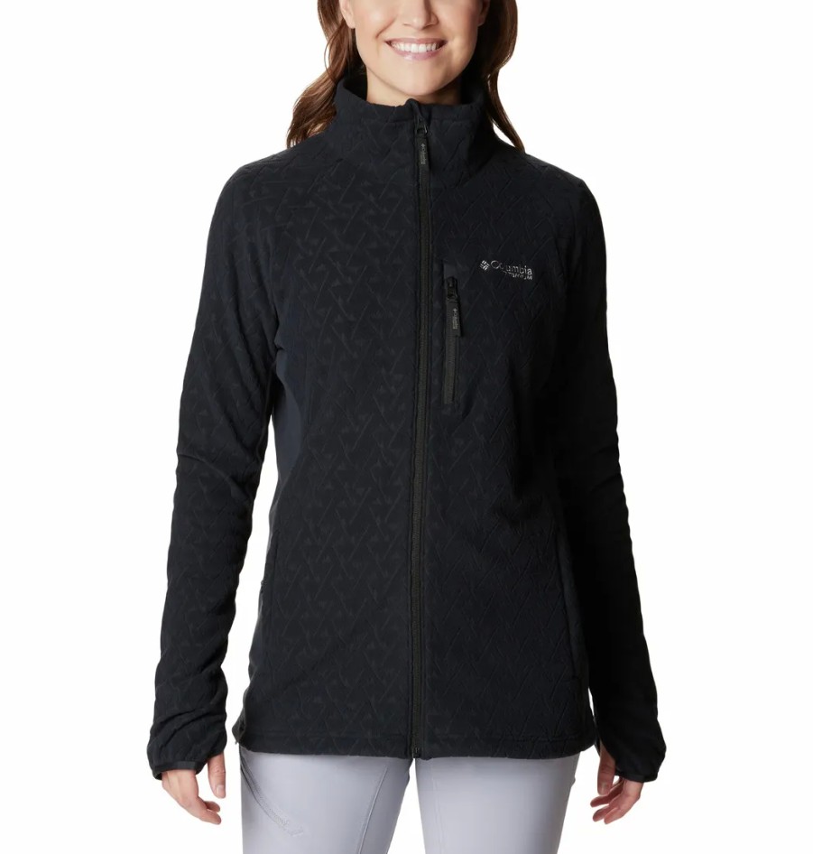 Turystyka Columbia Bluzy | Bluza Rozpinana Columbia Titan Pass 3.0 Full Zip Fleece Damska