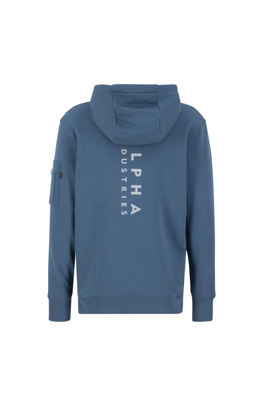 Mezczyzna Alpha Industries Bluzy I Swetry Meskie | Bluza Z Kapturem Alpha Industries R Print Hoody Meska