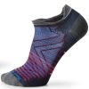 Turystyka Smartwool Skarpety | Skarpety Biegowe Smartwool Run Zero Cushion Low Ankle Pattern Socks Meskie