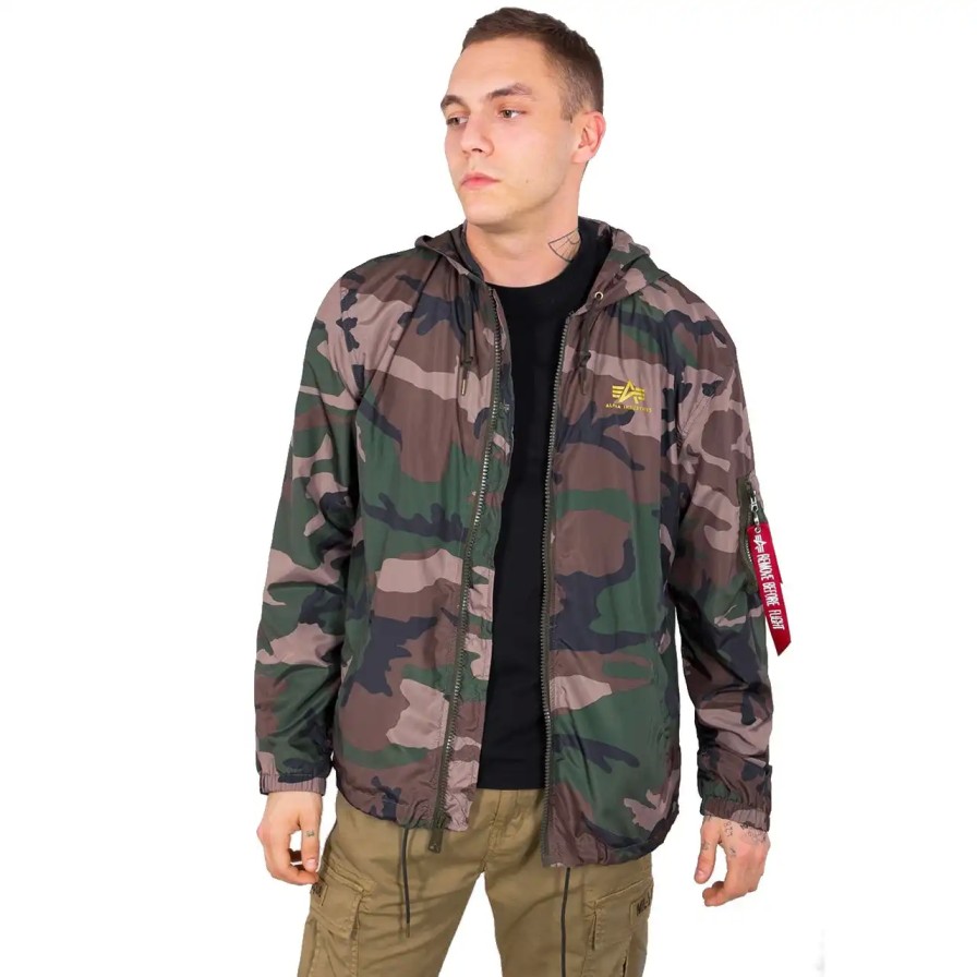 Mezczyzna Alpha Industries Kurtki Meskie | Kurtka Alpha Industries Windbreaker 196132-408