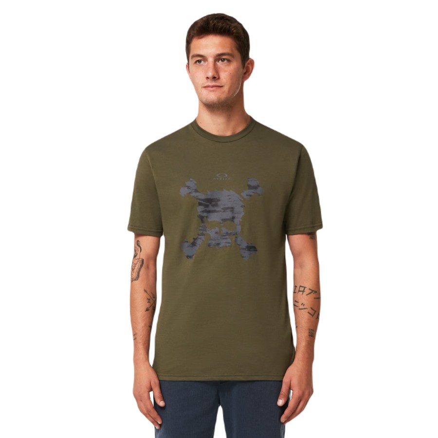 Turystyka Oakley Koszulki | Koszulka Meska Oakley Camo Skull Tee T-Shirt