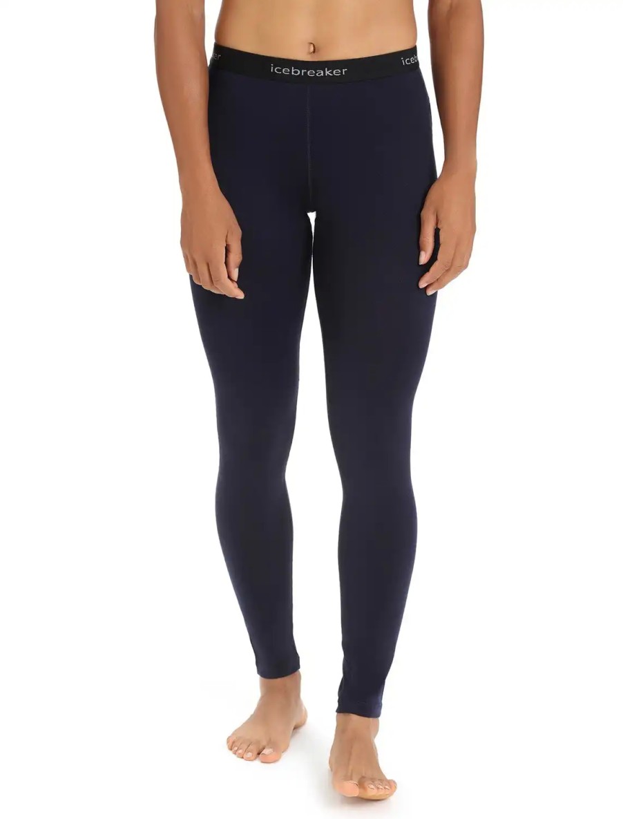 Narciarstwo Icebreaker Bielizna Termoaktywna | Legginsy Termoaktywne Icebreaker 260 Tech Leggings Damskie