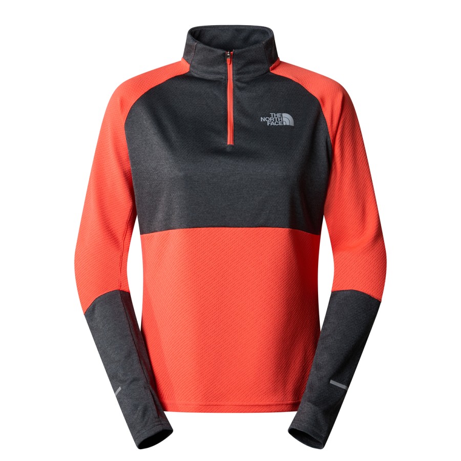 Narciarstwo The North Face Bielizna Termoaktywna | Koszulka Termiczna The North Face 1-4 Zip Run Fleece Damska