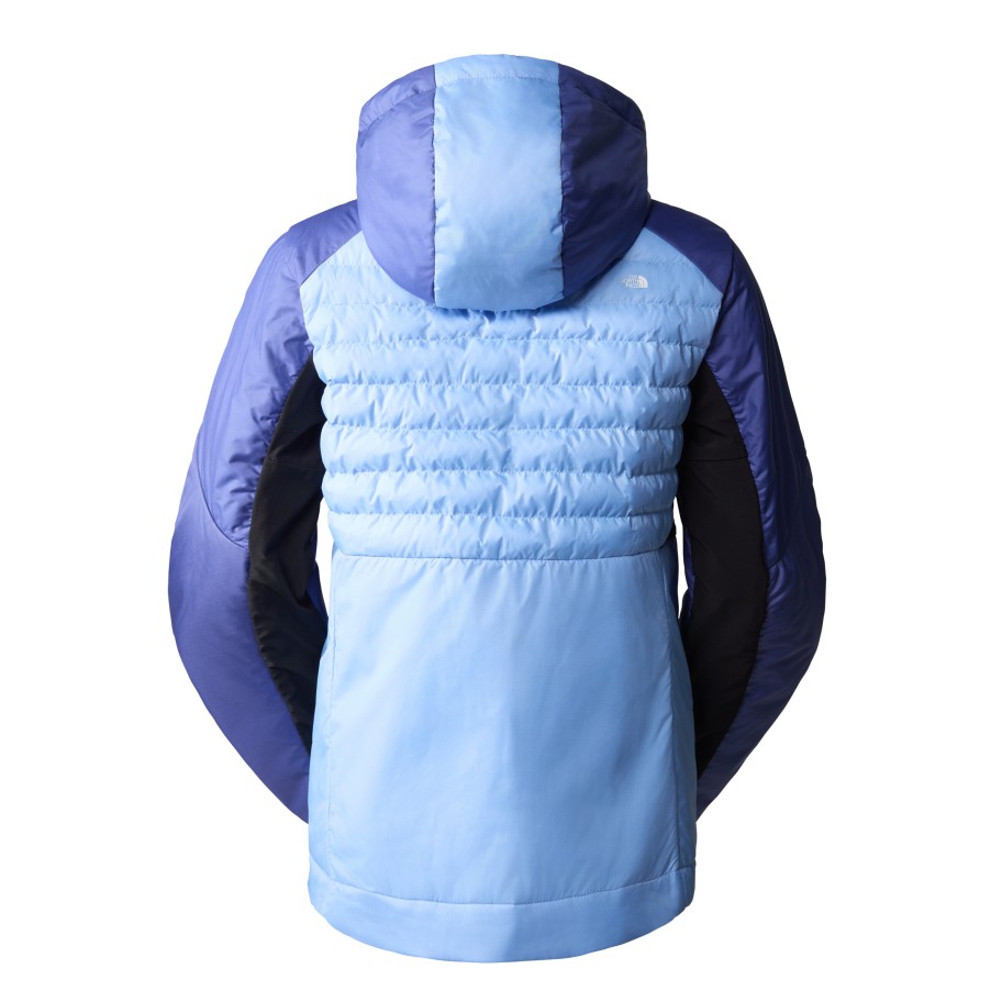 Turystyka The North Face Bluzy | Bluza Z Kapturem The North Face Middle Cloud Insulated Damska