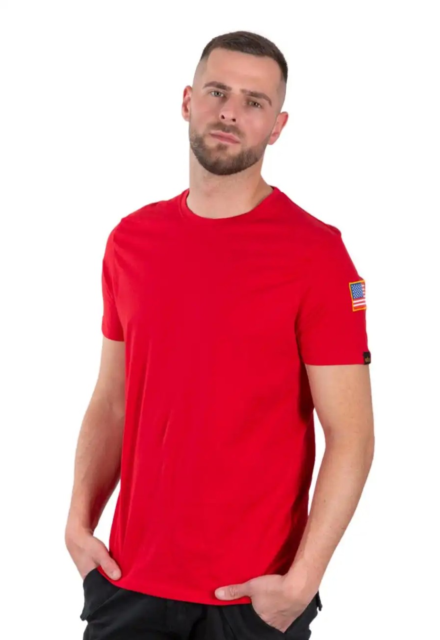 Mezczyzna Alpha Industries T-Shirty Meskie | Koszulka Alpha Industries Nasa T 176506-328