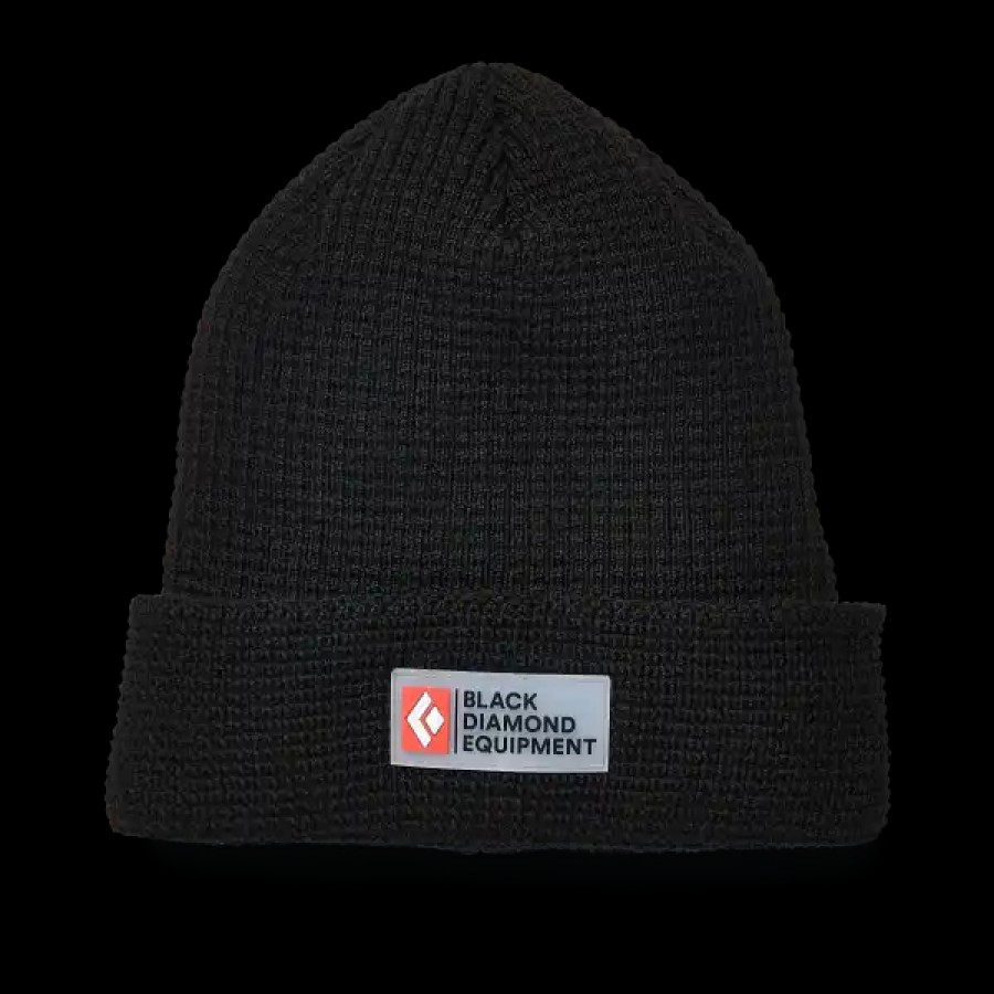 Mezczyzna Black Diamond Czapki Meskie | Czapka Zimowa Black Diamond Double Waffle Beanie