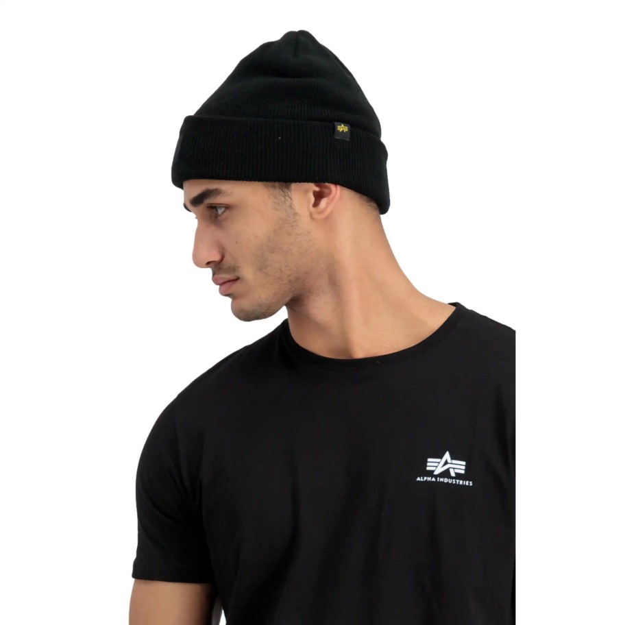 Mezczyzna Alpha Industries Czapki Meskie | Czapka Zimowa Alpha Industries X-Fit Beanie Uniwersalna