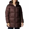 Turystyka Columbia Kurtki | Plaszcz Puchowy Columbia Puffect Mid Hooded Jacket Damski