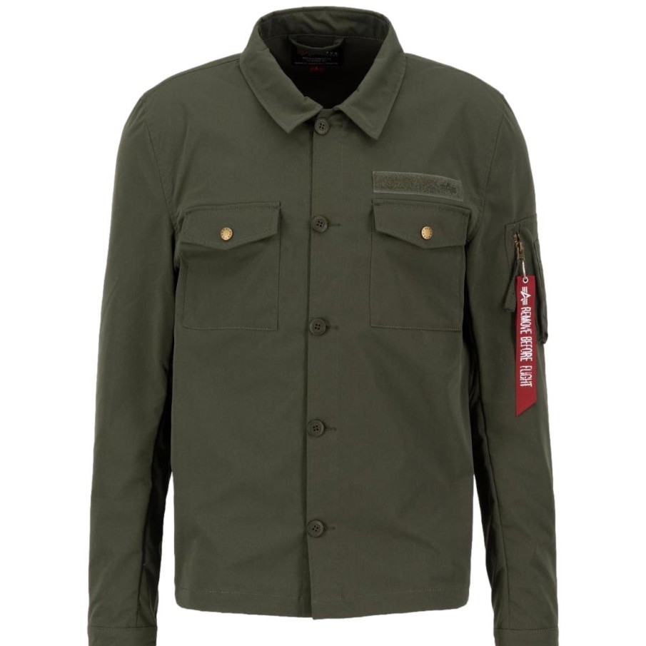 Mezczyzna Alpha Industries Koszule Meskie | Koszula Meska Alpha Industries Alpha Overshirt