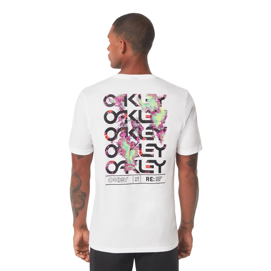 Turystyka Oakley Koszulki | Koszulka Meska Oakley Wynwood Bark Rc Tee T-Shirt