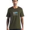 Turystyka Icebreaker Koszulki | Koszulka Meska Icebreaker Tech Lite Ii Ss T-Shirt