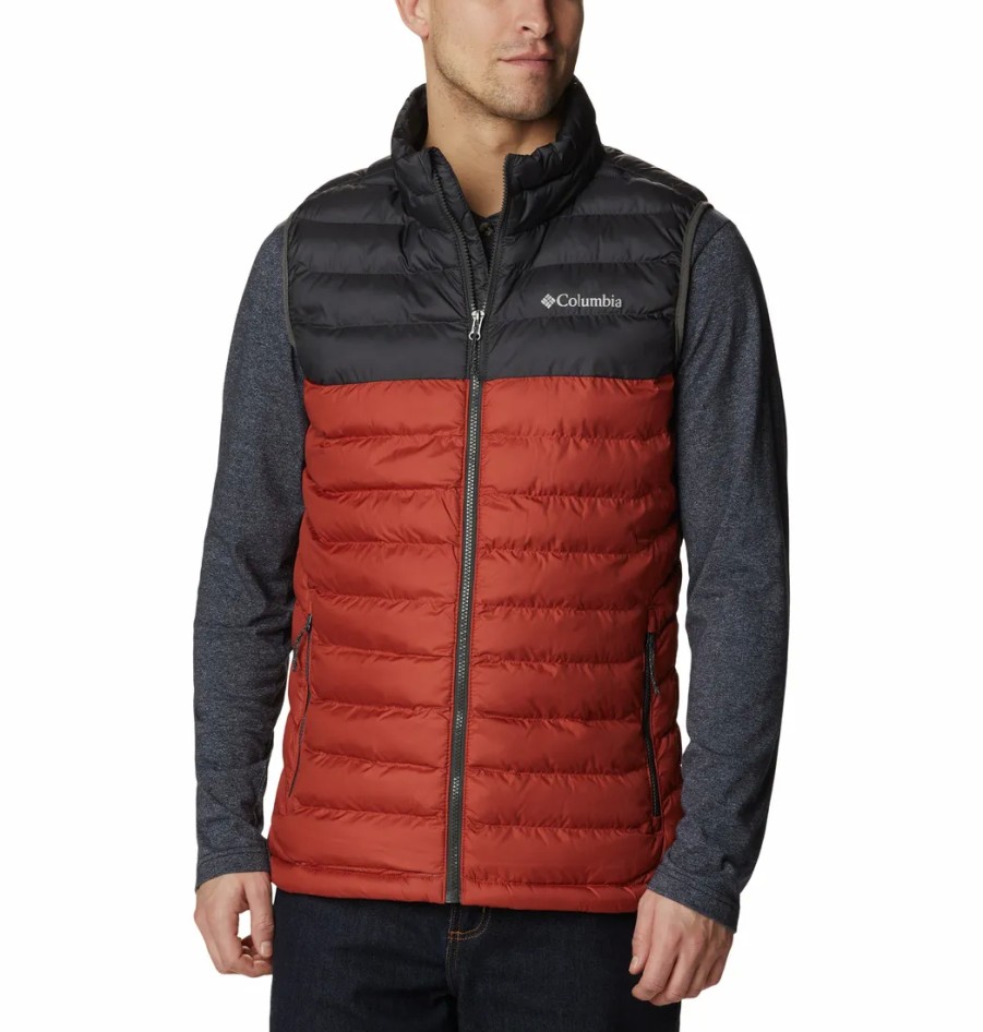 Turystyka Columbia Kamizelki | Bezrekawnik Puchowy Columbia Powder Lite Vest Meski