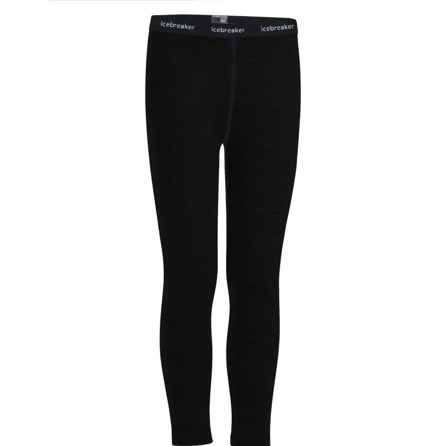 Dziecko Icebreaker Legginsy Dla Dzieci | Legginsy Termiczne Icebreaker 260 Tech Leggings Dzieciece