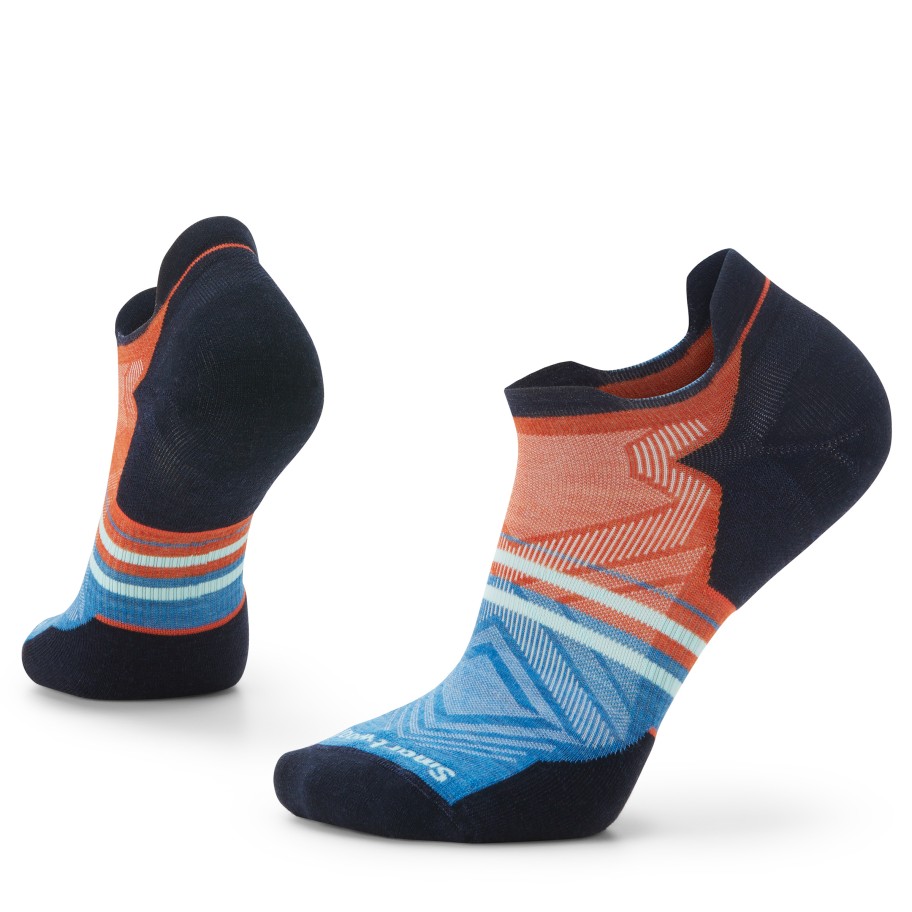 Turystyka Smartwool Skarpety | Skarpety Biegowe Smartwool Run Targeted Cushion Low Ankle Pattern Socks Meskie